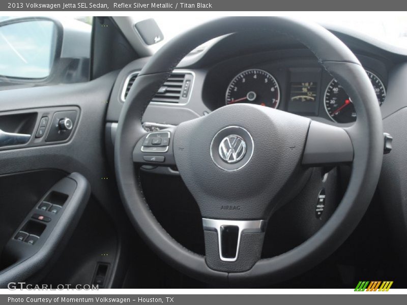 Reflex Silver Metallic / Titan Black 2013 Volkswagen Jetta SEL Sedan