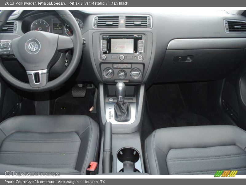 Reflex Silver Metallic / Titan Black 2013 Volkswagen Jetta SEL Sedan