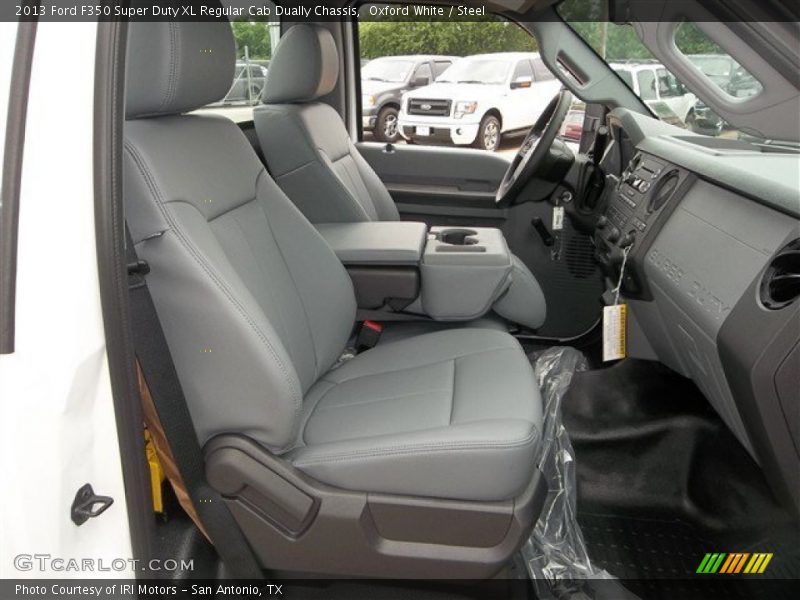 Oxford White / Steel 2013 Ford F350 Super Duty XL Regular Cab Dually Chassis
