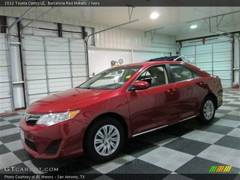 Barcelona Red Metallic / Ivory 2012 Toyota Camry LE