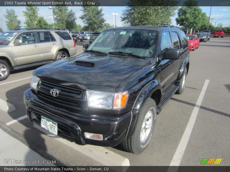Black / Gray 2002 Toyota 4Runner Sport Edition 4x4