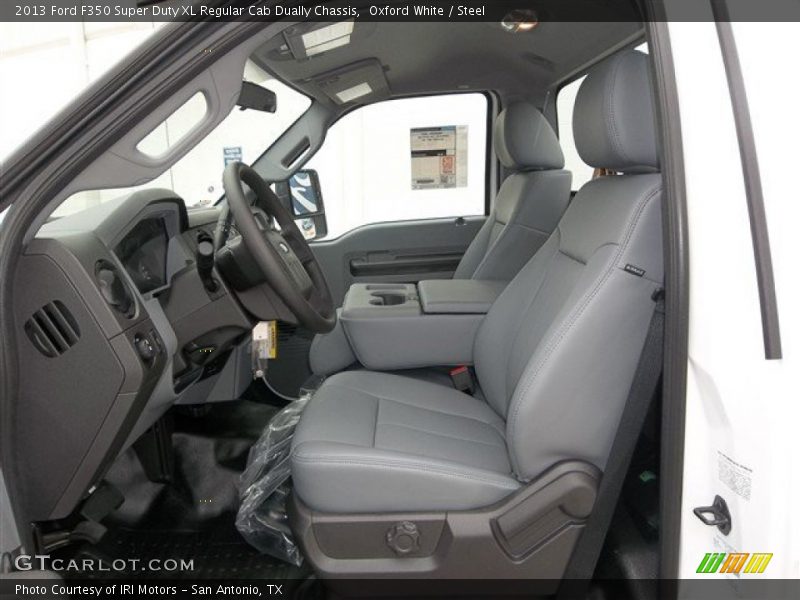 Oxford White / Steel 2013 Ford F350 Super Duty XL Regular Cab Dually Chassis