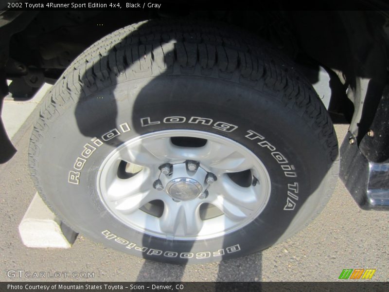 Black / Gray 2002 Toyota 4Runner Sport Edition 4x4