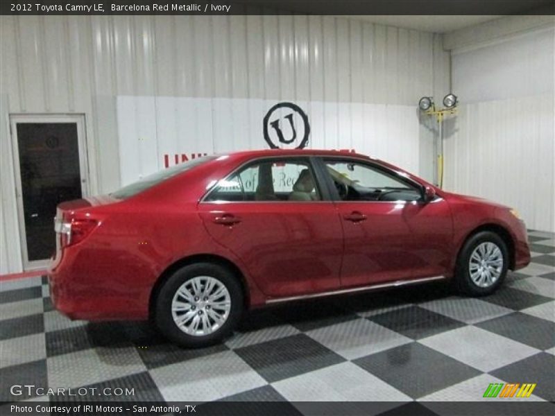 Barcelona Red Metallic / Ivory 2012 Toyota Camry LE