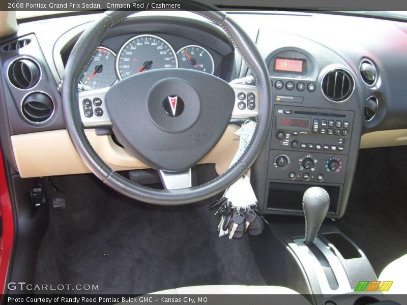 Crimson Red / Cashmere 2008 Pontiac Grand Prix Sedan