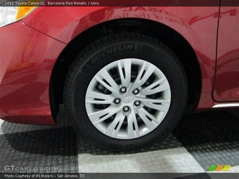 Barcelona Red Metallic / Ivory 2012 Toyota Camry LE