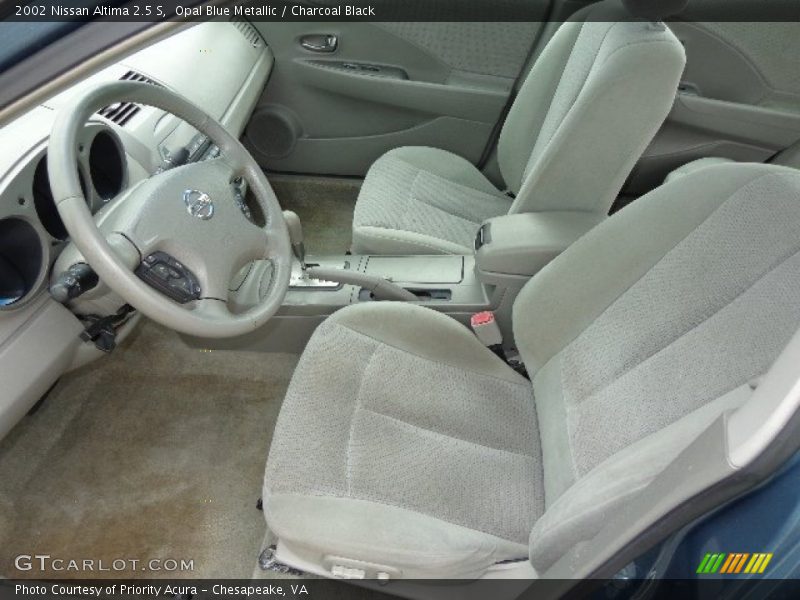 Opal Blue Metallic / Charcoal Black 2002 Nissan Altima 2.5 S
