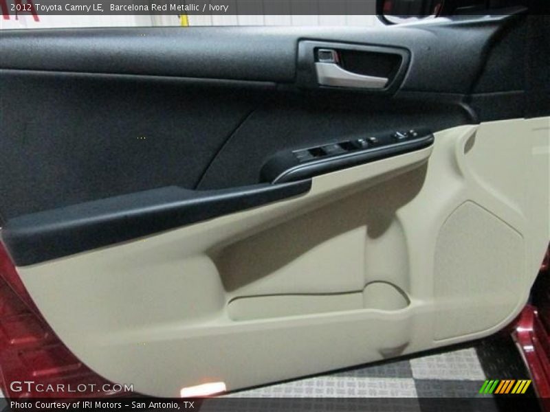 Barcelona Red Metallic / Ivory 2012 Toyota Camry LE
