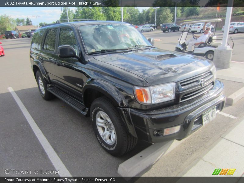 Black / Gray 2002 Toyota 4Runner Sport Edition 4x4
