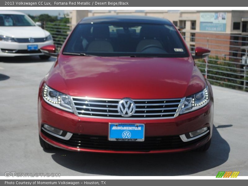 Fortana Red Metallic / Desert Beige/Black 2013 Volkswagen CC Lux