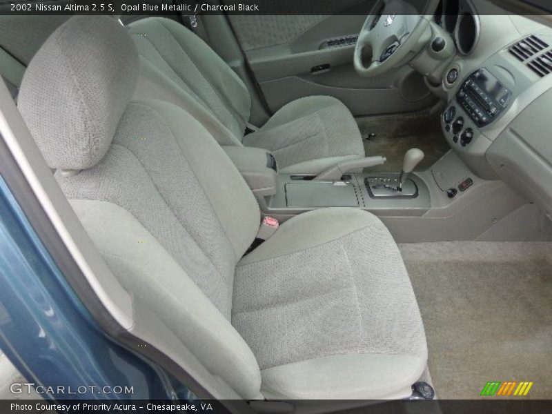 Opal Blue Metallic / Charcoal Black 2002 Nissan Altima 2.5 S