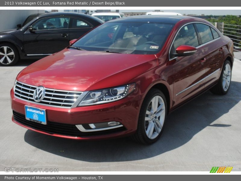 Fortana Red Metallic / Desert Beige/Black 2013 Volkswagen CC Lux