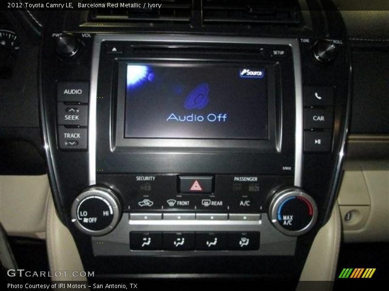 Barcelona Red Metallic / Ivory 2012 Toyota Camry LE