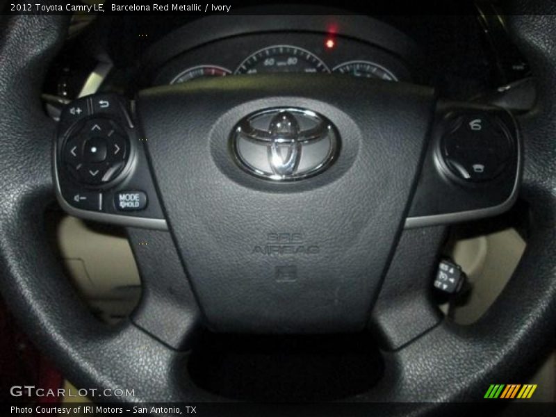 Barcelona Red Metallic / Ivory 2012 Toyota Camry LE