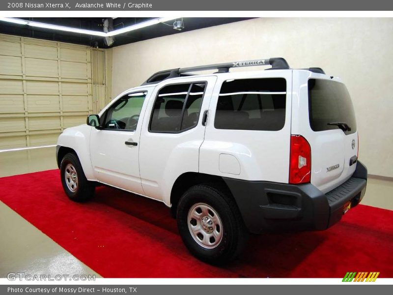 Avalanche White / Graphite 2008 Nissan Xterra X