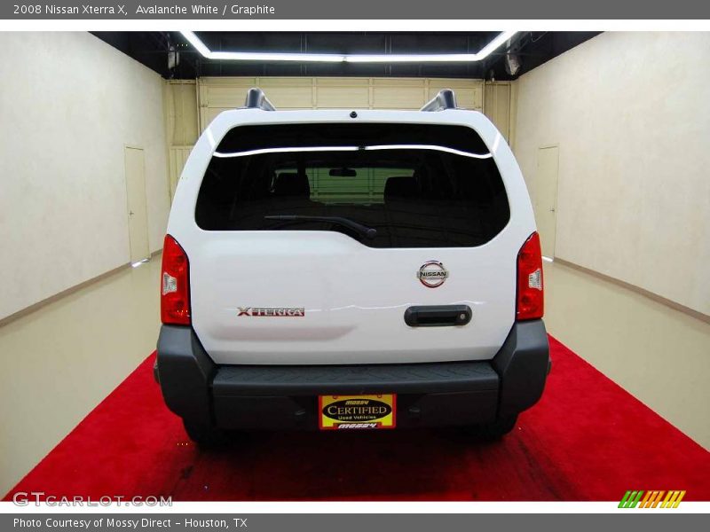 Avalanche White / Graphite 2008 Nissan Xterra X