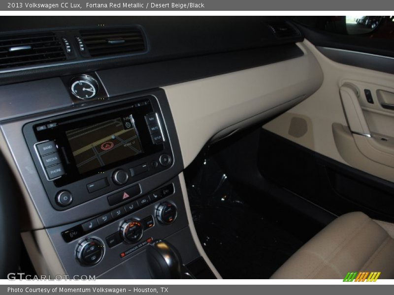 Fortana Red Metallic / Desert Beige/Black 2013 Volkswagen CC Lux