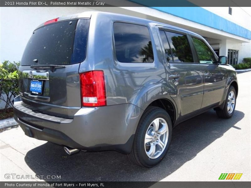 Polished Metal Metallic / Gray 2013 Honda Pilot EX-L