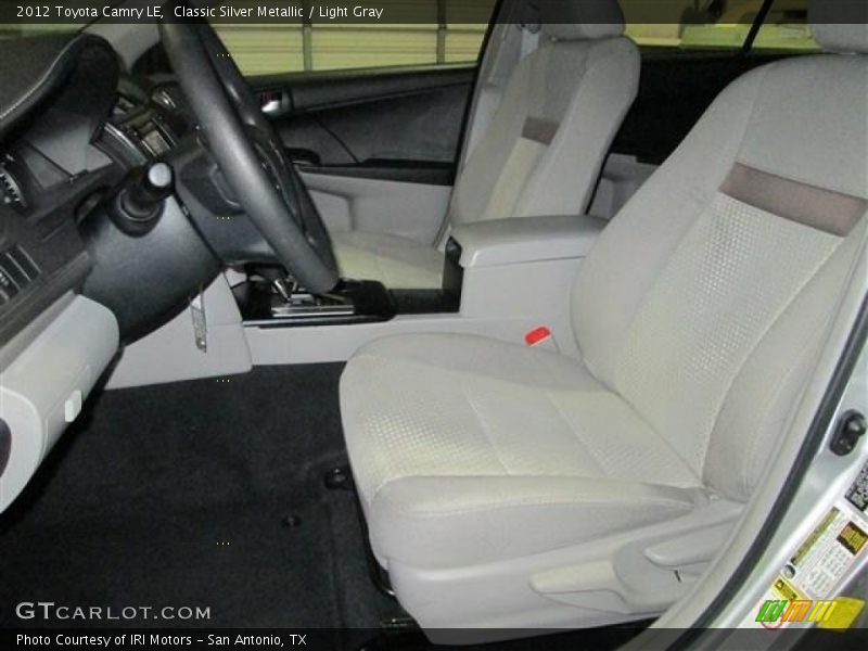Classic Silver Metallic / Light Gray 2012 Toyota Camry LE