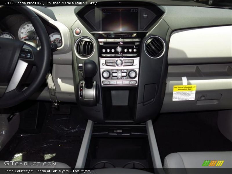 Polished Metal Metallic / Gray 2013 Honda Pilot EX-L