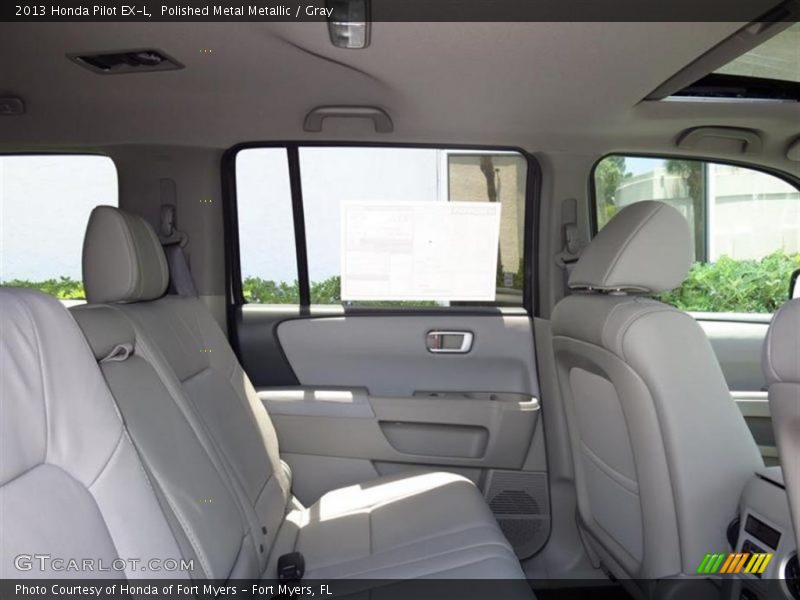 Polished Metal Metallic / Gray 2013 Honda Pilot EX-L