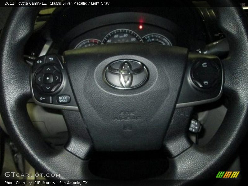 Classic Silver Metallic / Light Gray 2012 Toyota Camry LE