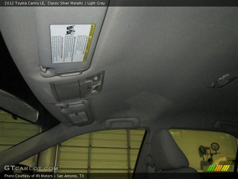 Classic Silver Metallic / Light Gray 2012 Toyota Camry LE