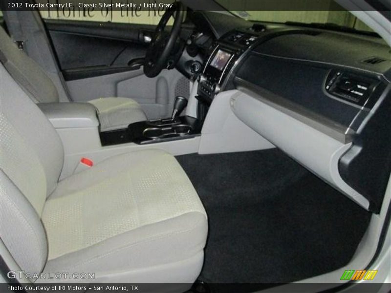 Classic Silver Metallic / Light Gray 2012 Toyota Camry LE