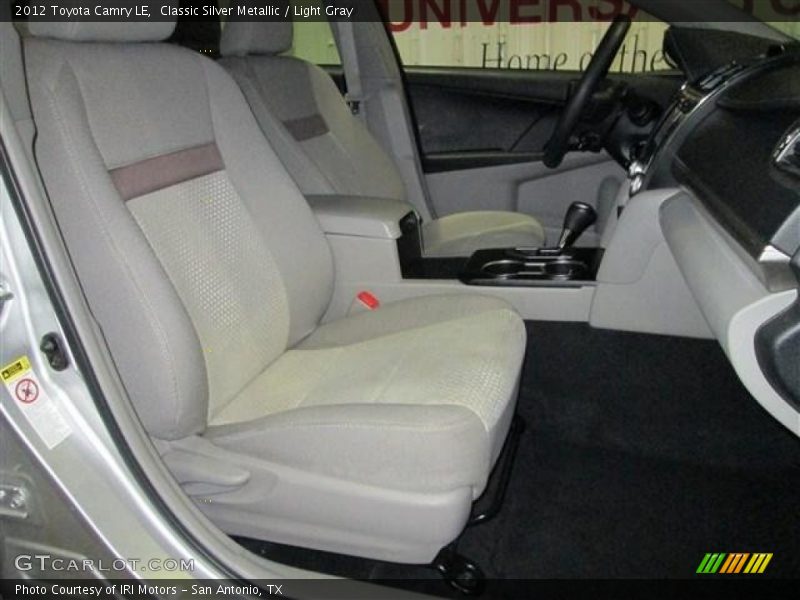 Classic Silver Metallic / Light Gray 2012 Toyota Camry LE