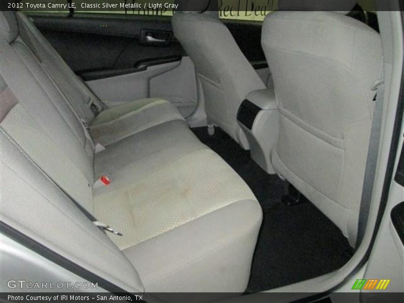 Classic Silver Metallic / Light Gray 2012 Toyota Camry LE