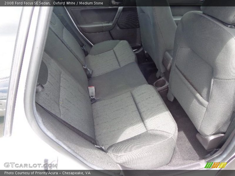Oxford White / Medium Stone 2008 Ford Focus SE Sedan