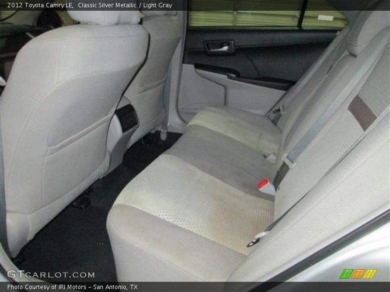 Classic Silver Metallic / Light Gray 2012 Toyota Camry LE