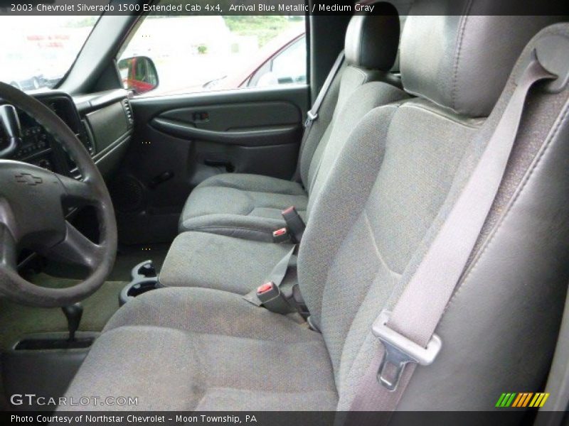 Arrival Blue Metallic / Medium Gray 2003 Chevrolet Silverado 1500 Extended Cab 4x4