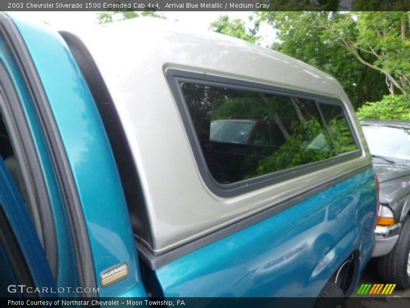 Arrival Blue Metallic / Medium Gray 2003 Chevrolet Silverado 1500 Extended Cab 4x4