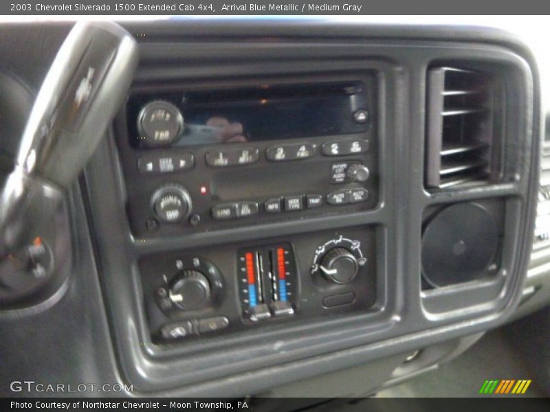 Arrival Blue Metallic / Medium Gray 2003 Chevrolet Silverado 1500 Extended Cab 4x4