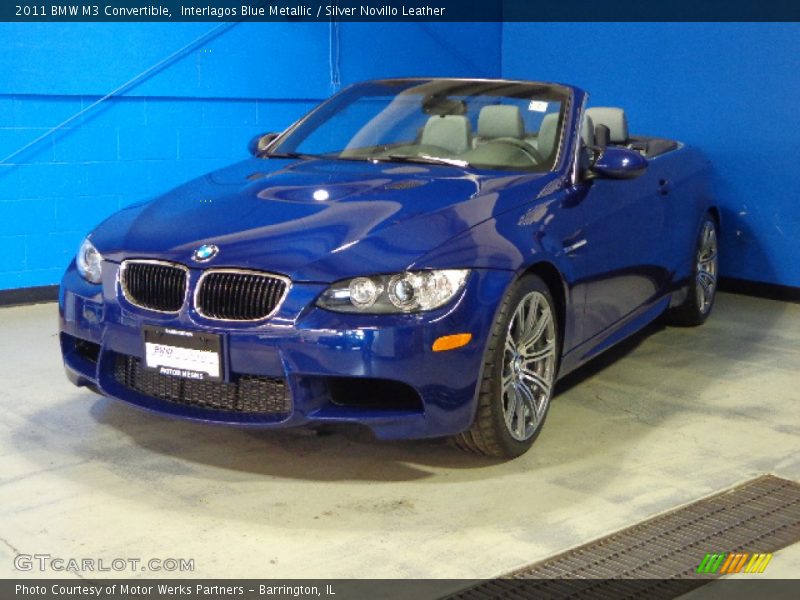 Interlagos Blue Metallic / Silver Novillo Leather 2011 BMW M3 Convertible