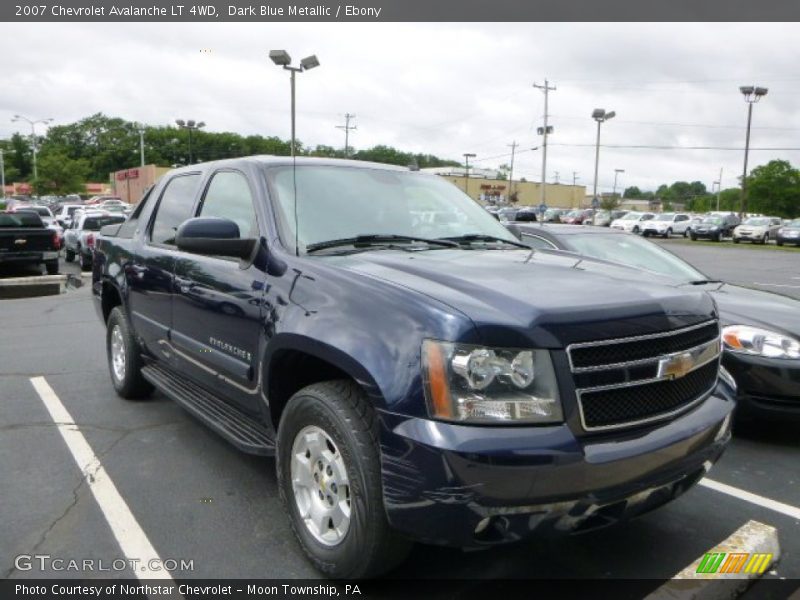 Dark Blue Metallic / Ebony 2007 Chevrolet Avalanche LT 4WD