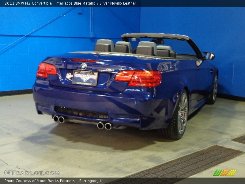 Interlagos Blue Metallic / Silver Novillo Leather 2011 BMW M3 Convertible