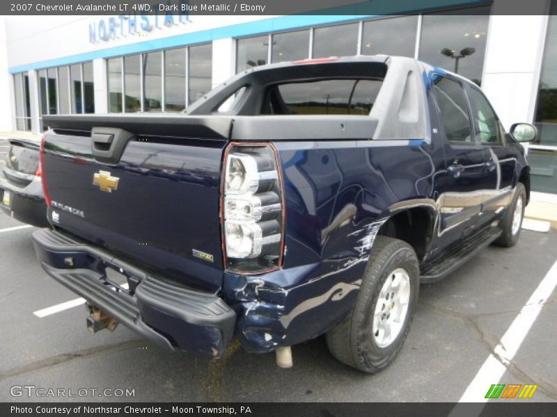 Dark Blue Metallic / Ebony 2007 Chevrolet Avalanche LT 4WD