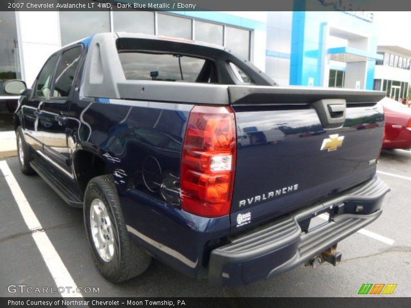 Dark Blue Metallic / Ebony 2007 Chevrolet Avalanche LT 4WD