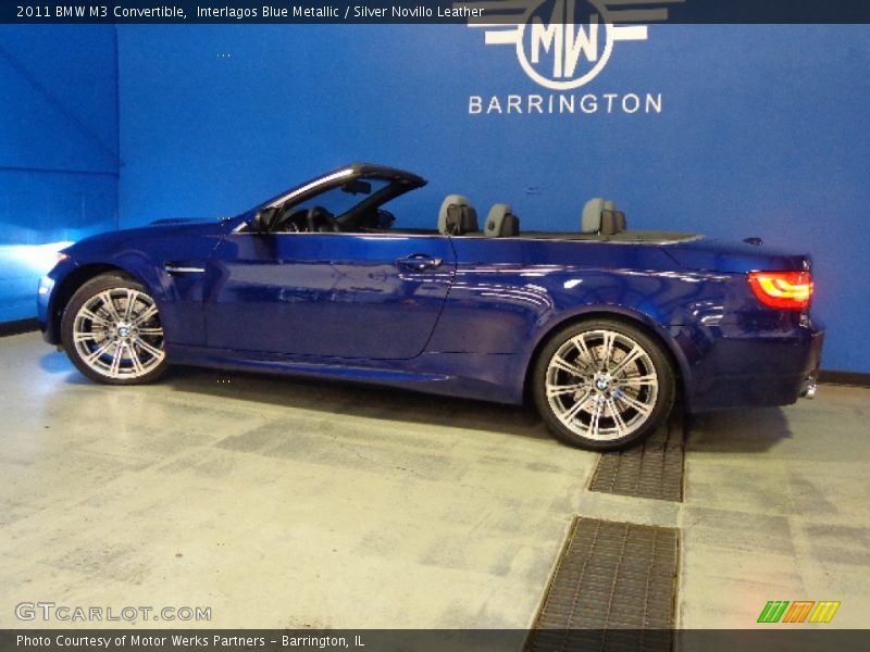 Interlagos Blue Metallic / Silver Novillo Leather 2011 BMW M3 Convertible
