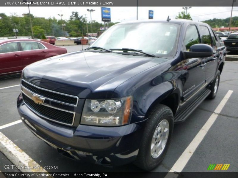 Dark Blue Metallic / Ebony 2007 Chevrolet Avalanche LT 4WD