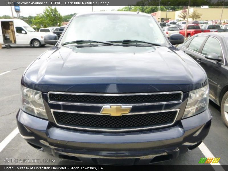 Dark Blue Metallic / Ebony 2007 Chevrolet Avalanche LT 4WD