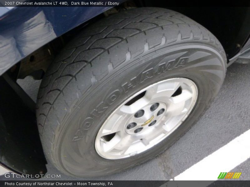 Dark Blue Metallic / Ebony 2007 Chevrolet Avalanche LT 4WD