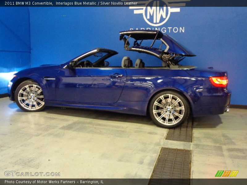 Interlagos Blue Metallic / Silver Novillo Leather 2011 BMW M3 Convertible