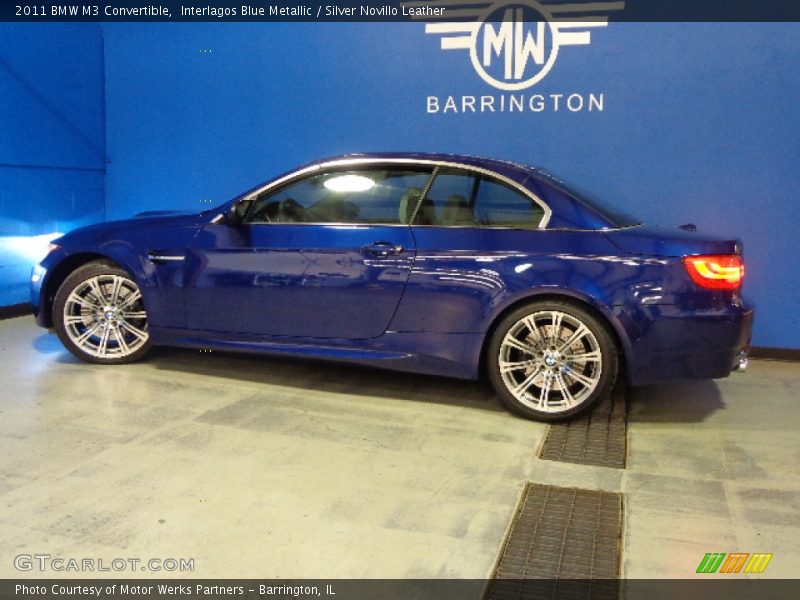 Interlagos Blue Metallic / Silver Novillo Leather 2011 BMW M3 Convertible
