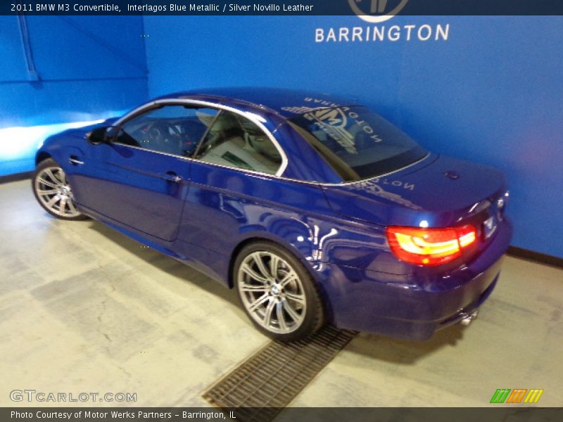 Interlagos Blue Metallic / Silver Novillo Leather 2011 BMW M3 Convertible