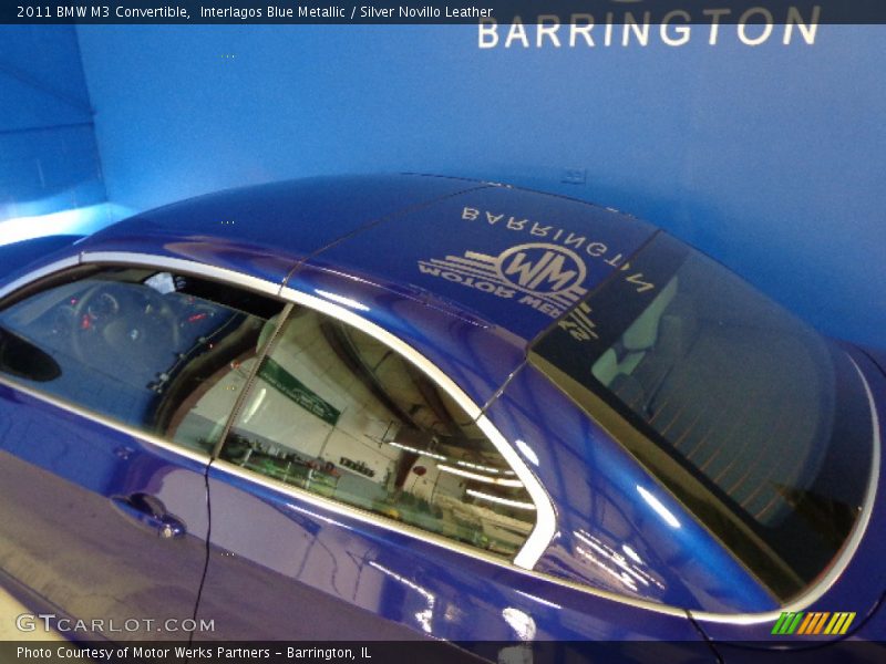 Interlagos Blue Metallic / Silver Novillo Leather 2011 BMW M3 Convertible