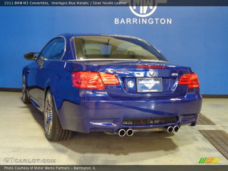 Interlagos Blue Metallic / Silver Novillo Leather 2011 BMW M3 Convertible