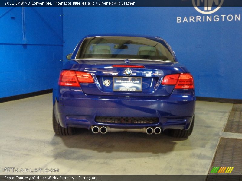 Interlagos Blue Metallic / Silver Novillo Leather 2011 BMW M3 Convertible